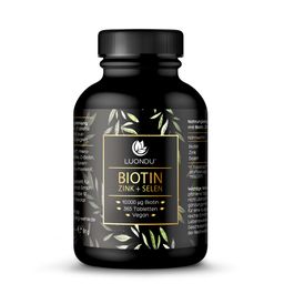 Luondu Biotin 10.000 mcg  + Selen + Zink