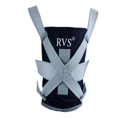 SR-Vario 3-stufiges Rückenlageverhinderungs Training Bandage  mit Lufteinsatz und Crossgurt