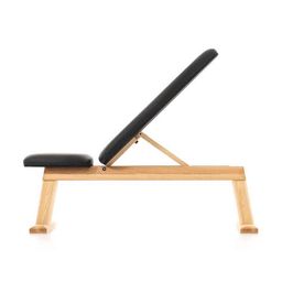 NOHrD BenchPress Hantelbank Esche Leder