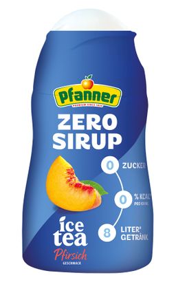 Pfanner Eistee Pfirsich Zero Sirup