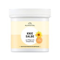 Almivital Kniesalbe mit Arnika, Kampher & Sanddornöl – Pflege und Entlastung für beanspruchte Knie