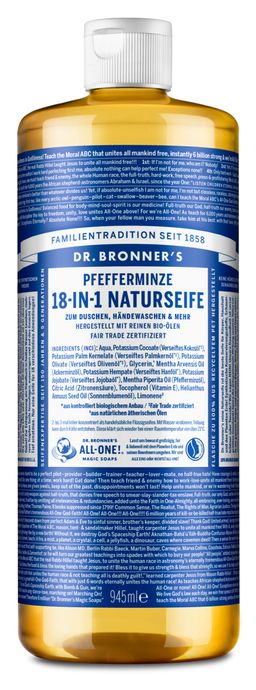Dr. Bronner's Flüssigseife Pfefferminze