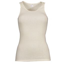 wobera ANGORA leichtes Damenunterhemd ohne Arm und 20% Angora