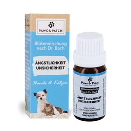 PAWS&PATCH Blütenmischung nach Dr. Bach ÄNGSTLICHKEIT UNSICHERHEIT für Hunde und Katzen
