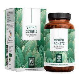 500 mg Rutin Steinklee Komplex 120 vegane Kapseln Bindegewebe laborgeprüft Venenschatz NATURTREU®