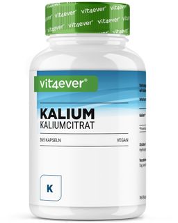 vit4ever Kalium (Kaliumcitrat)