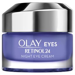 Olay Eyes Retinol24 Nacht-Augencreme, Augenpflege für Glatte und Strahlende Haut, Parfümfrei