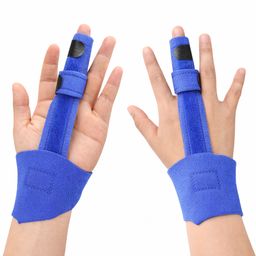 Fingerschiene mit Aluminiumstütze, verstellbare Fingerbandage für Zeige, Mittel & Ringfinger