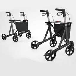 Rehasense Server HD XL Leichtgewichtrollator mit Soft-Rädern