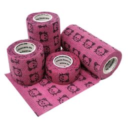 LisaCare Kohäsive Bandagen 2,5-10cm - Katze Rosa