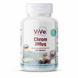 Vive Supplements | Chrom 200µg - Schluckfreundlich