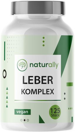 naturally Leber Komplex | mit Mariendistel, Artischocke, Löwenzahn, Cholin, Desmodium