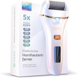 Essy Hornhautentferner Elektrisch mit Ersatzrollen Weiß
