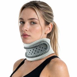 Halsstütze, verstellbare Nackenstütze, atmungsaktiv & ergonomisch für Alltag & Komfort