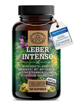 Scheunengut® LEBER INTENSO | Hochdosierte Leber Kapseln 100% natürlich