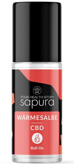 CBD Wärmesalbe Roll-On | Schmerzsalbe extra stark | Arnika & Teufelskralle | SAPURA®