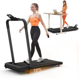 Formill Kompaktes 3-in-1-Laufband für den Schreibtisch mit Steigungsfunktion und App