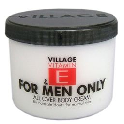 Village Cosmetics Bodycream Vitamin E for men Körpercreme Körperpflege f. Männer