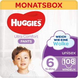 Huggies Ultra Comfort Pants Windeln Windelhosen Gr. 6 15-25 kg Monatsbox