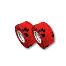 LisaCare Pflasterverband - Pfote Rot - 2,5cmx4,5m