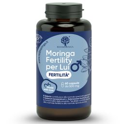RedMoringa KINDERWUNSCH MANN Kapseln – L-Carnitin, Lycopin, Selen, Zink & Bio Moringa  60 Kapseln