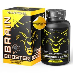 Vitastrong Brainbooster - 30 Tabletten, Konzentration & Gedächtnis