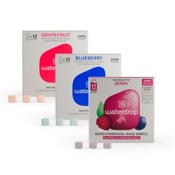 waterdrop® Microlyte Set – 36 Elektrolyt-Würfel mit Vitaminen, Magnesium & Zink – vegan, zuckerfrei