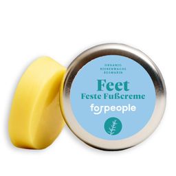 Feste Fußcreme als Naturkosmetik - Rosmarin und Bienenwachs
