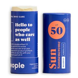Feste Sonnencreme in Papierhülse - LSF50