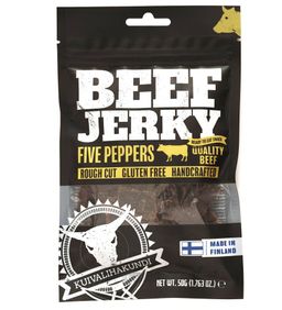 Kuivalihakundi Beef Jerky Five Peppers