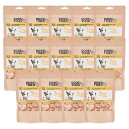 Dogs'n Tiger Fatzke Hunde Snacks, Fatzke, Leckerlies, 99% gefriergetrocknetes Hühnchenbrustfilet