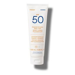 KORRES Yoghurt Sonnenemulsion SPF 50 für Gesicht + Körper