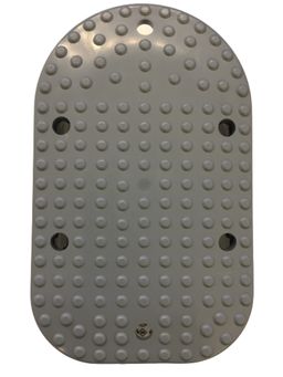 Massageplatte mit 4 Gewindeeinsätzen Ersatzteil für MASPO Vibramat de Luxe