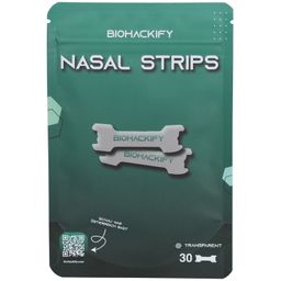 Biohackify® Nasal Strips – transparente Nasenstrips