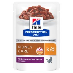 Hill's Prescription Diet k/d Nassfutter für Katzen mit Rind