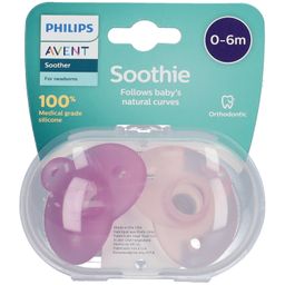 AVENT Schnuller Soothie Girl +0 Monate (Farbe nicht wählbar)