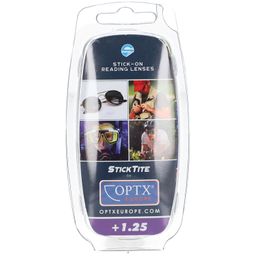 OPTX Europe StickTite Stick-On Reading Lenses +1.25