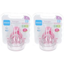 MAM Trinksauger Silikon Gr. 0, von Geburt an, 2 St