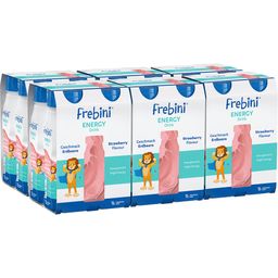 Frebini Energy Trinknahrung Erdbeere | Aufbaunahrung mit Vitaminen für Kinder