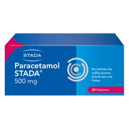 Paracetamol STADA® 500 mg Tabletten, bei leichten bis mäßig starken Schmerzen und Fieber