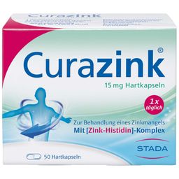 Curazink® Hartkapseln - hochdosiert mit 15 mg Zink im einzigartigen Zink-Histidin-Komplex