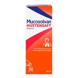Mucosolvan Hustensaft 100ml | löst Schleim, erleichtert Abhusten, lindert Hustenreiz