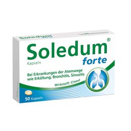 Soledum® forte  Kapseln bei Erkältung, Bronchitis & Sinusitis
