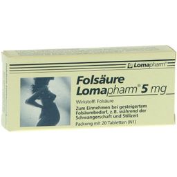 Folsäure Lomapharm 5mg Tabletten