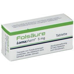 Folsäure Lomapharm® 5 mg Tabletten