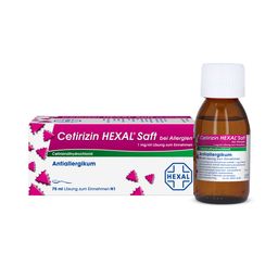 Cetirizin HEXAL® Saft bei Allergien 1 mg/ml