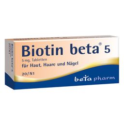 Biotin beta® 5 Tabletten