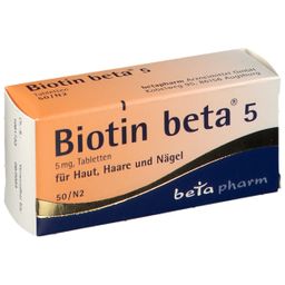 Biotin beta® 5 Tabletten