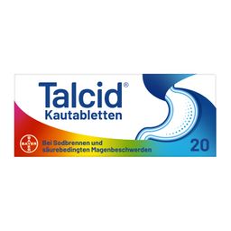 Talcid® Kautabletten schnell gegen Sodbrennen