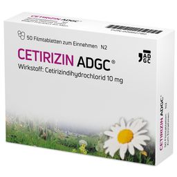 Cetirizin-ADGC® schnelle und langanhaltende Wirkung gegen Allergien